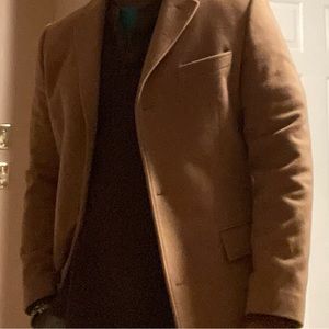 J.Crew Top Coat in Camel - wool/cashmere blend.
